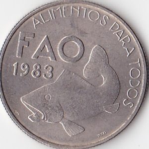 Portugal 25 Escudos 1983 - FAO