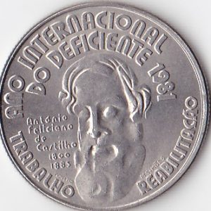 Portugal 25 Escudos 1984 - Disabled Person