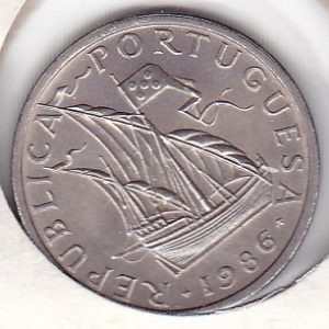 Portugal 5 Escudos 1986