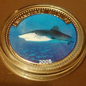 Palau 1 Dollar 2008 Shark