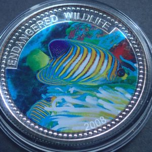 Palau 1 Dollar 2008 Angel Fish