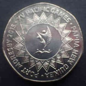 Papua New Guinea 50 Toea 2015 - XV Pacific Games