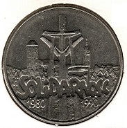 Poland 10000 Zlotych 1990 Solidarity
