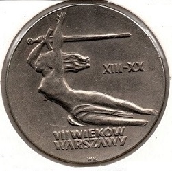 Poland 10 Zlotych 1965