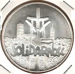 Poland 100000 Zlotych 1990 Solidarity - Proof