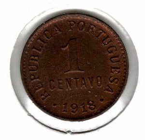 Portugal 1 Centavo 1918
