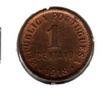 Portugal 1 Centavo 1918