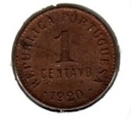Portugal 1 Centavo 1920