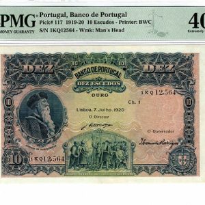 Portugal 10 Escudos 1920