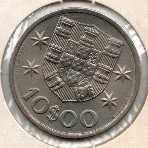 Portugal 10 Escudos 1974