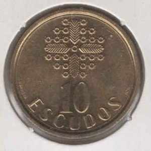 Portugal 10 Escudos 1990
