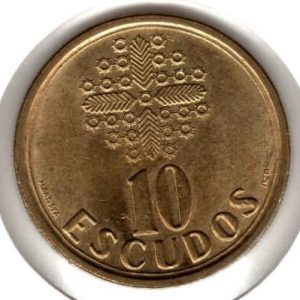 Portugal 10 Escudos 1992