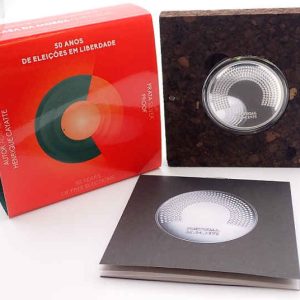 Portugal 10 Euro 2025 50 Elections in Freedom - Proof