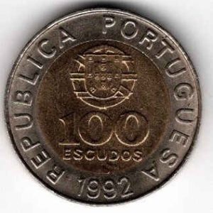 Portugal 100 Escudos 1992