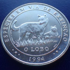 Portugal 1000 Escudos 1994 Wolf