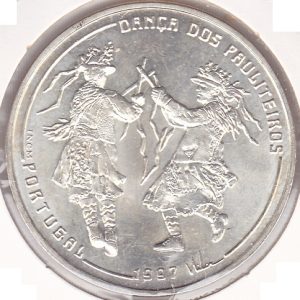 Portugal 1000 Escudos 1997 Pauliteiros Dancers
