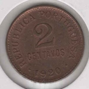 Portugal 2 Centavos 1920