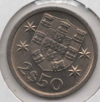 Portugal 2$50 1970 - Image 2