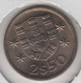 Portugal 2$50 1975 - Image 2