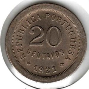 Portugal 20 Centavos 1921