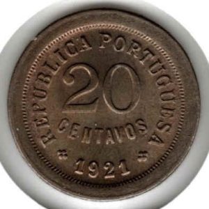 Portugal 20 Centavos 1921