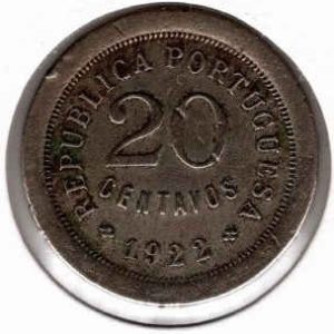 Portugal 20 Centavos 1922