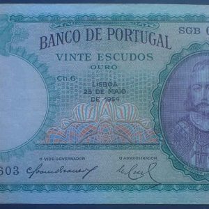 Portugal 20 Escudos 1954