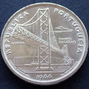 Portugal 20 Escudos 1966 Salazar Bridge