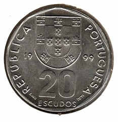 Portugal 20 Escudos 1999