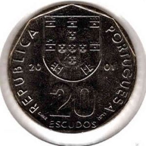Portugal 20 Escudos 2001