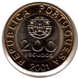 Portugal 200 Escudos 2001