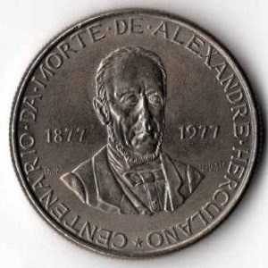 Portugal 25 Escudos 1978 Alexandre Herculano