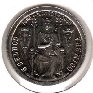 Portugal 25 Escudos 1987 Royal Courts