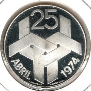 Portugal 250 Escudos 1974 Proof