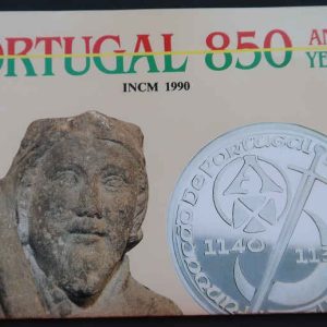Portugal 250 Escudos 1989 Founding Portugal - Proof Silver