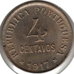 Portugal 4 Centavos 1917