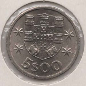 Portugal 5 Escudos 1964