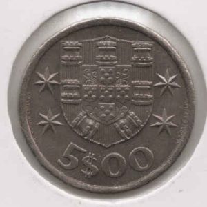 Portugal 5 Escudos 1967