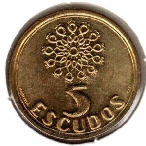 Portugal 5 Escudos 1996