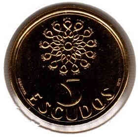 Portugal 5 Escudos 2001