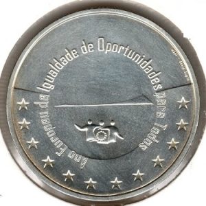 Portugal 5 Euro 2007 - Year Equality