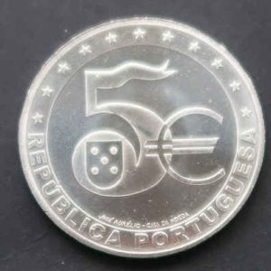 Portugal 5 Euro 2022 - 20 Years of the Euro