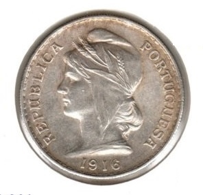 Portugal 50 Centavos 1916