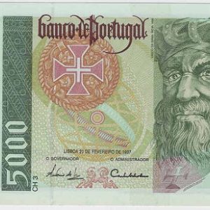 Portugal 5000 Escudos 1997 February