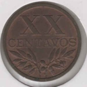Portugal XX Centavos 1969