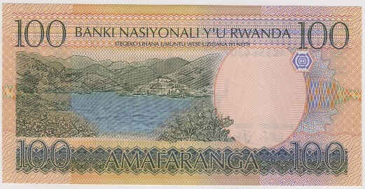 Rwanda 100 Francs 2003 - Image 2