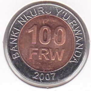 Rwanda 100 Francs 2007