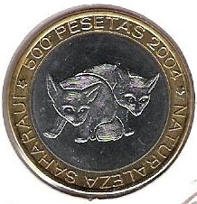 Sahara 500 Pesetas 2004 Fox