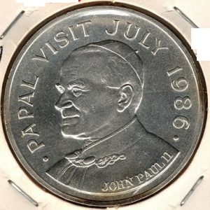 Santa Lucia 5 Dollars 1986