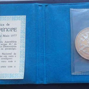 Saint Thomas 250 Dobras 1977 Independence Proof